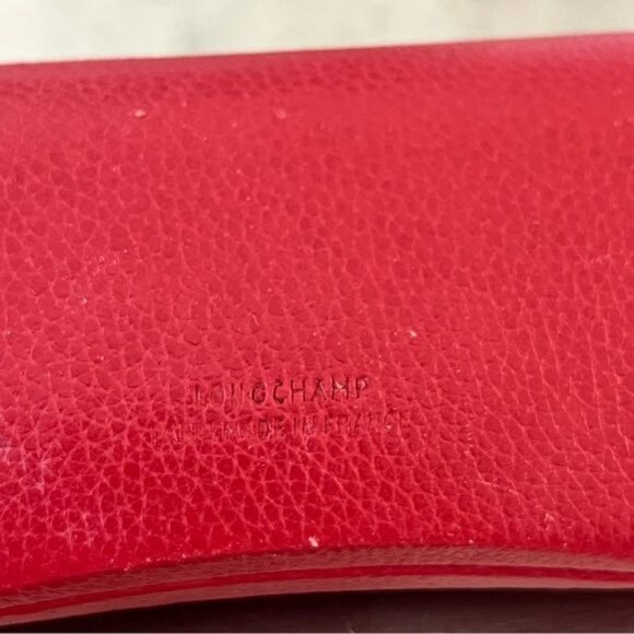 Longchamp Leather Embossed Glasses Hard Case - Picture 5 of 5
